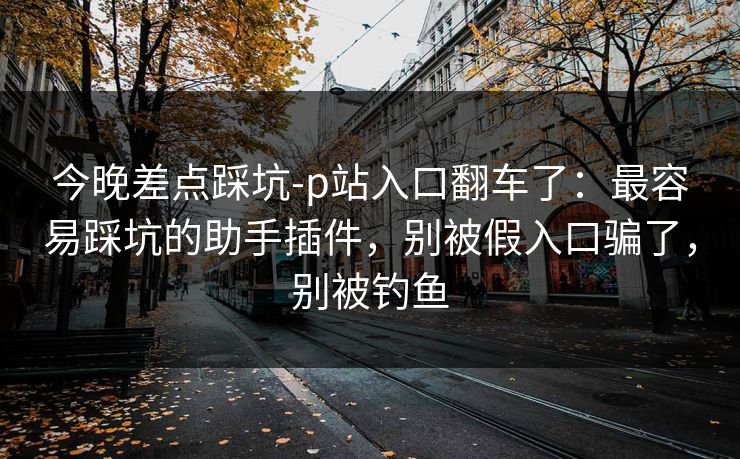 今晚差点踩坑-p站入口翻车了：最容易踩坑的助手插件，别被假入口骗了，别被钓鱼